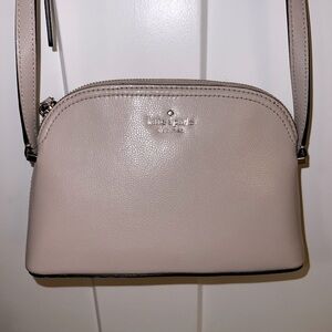 Kate Spade Ballet Pink Dome Crossbody Bag with Silver Hardware